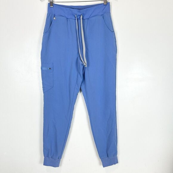 FIGS Pants - FIGS Zamora High Rise Jogger – Size M Ceil Blue Medical Scrub Pants, Stretch